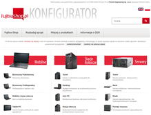 Tablet Screenshot of konfigurator.fujitsu-shop.pl